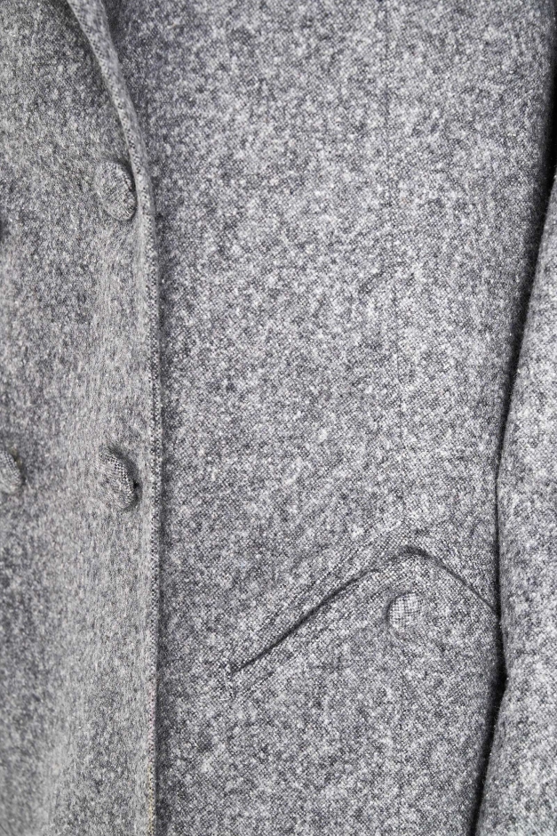 DOUBLE BREASTED JACKET IN WOOL WITH TWO MAJESTAET SIGNATURE POCKETS