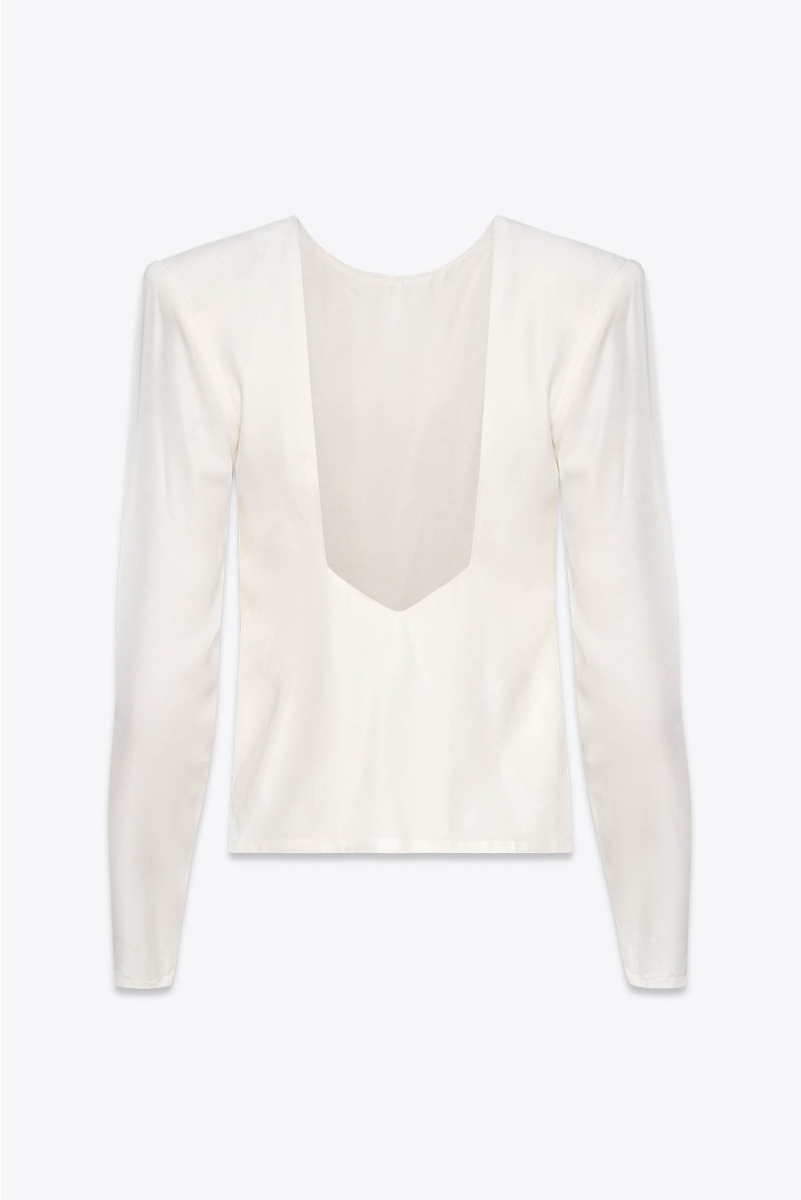 OPEN BACK TOP WHITE