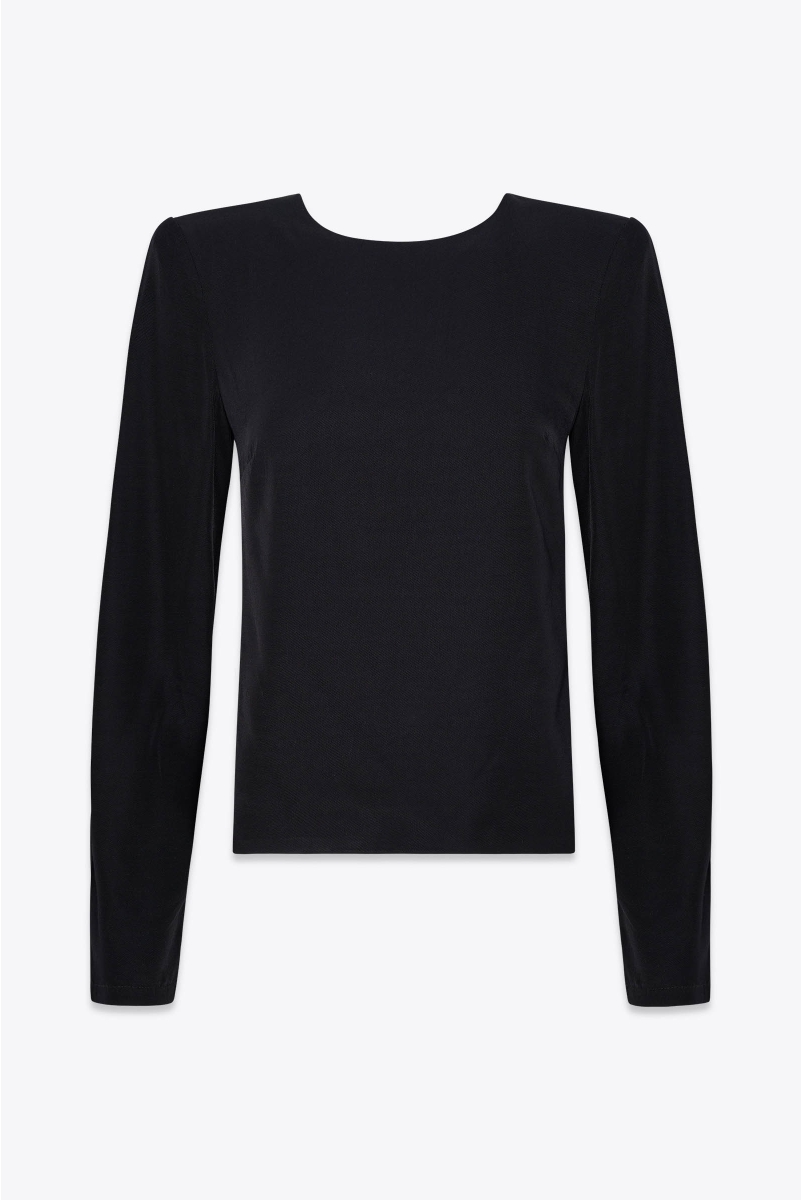 OPEN BACK TOP BLACK