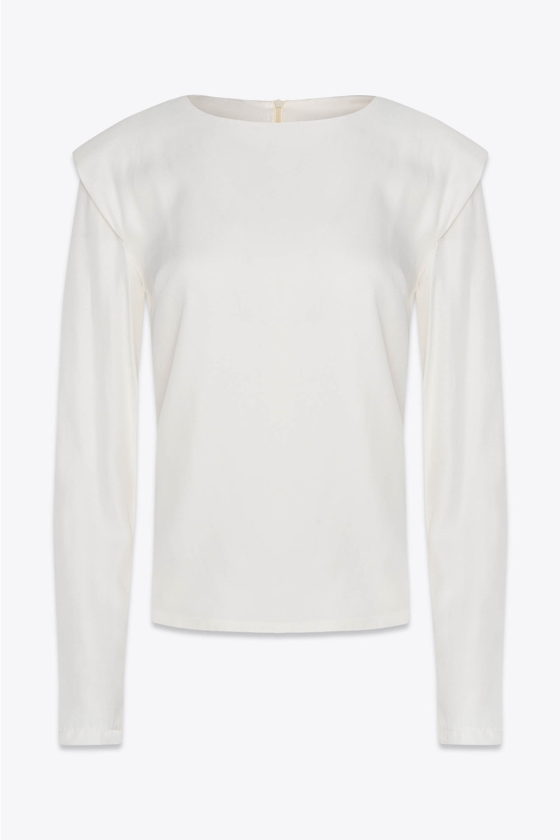 STRONG SHOULDER TOP WHITE