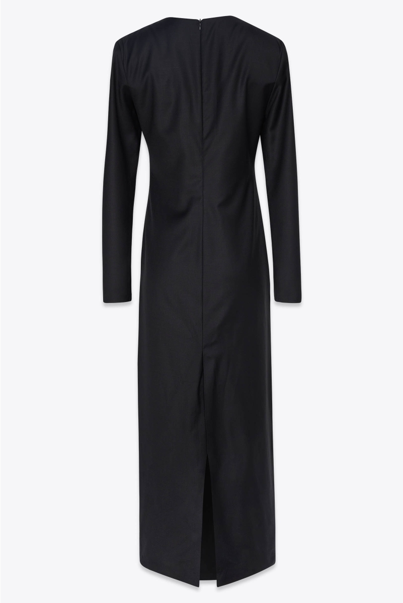 EXTRA FINE WOOL LONG DRESS