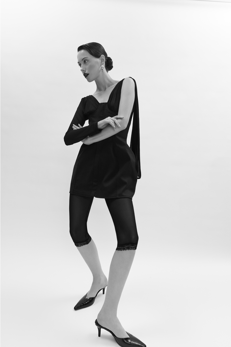 BLACK CLEPSYDRA DRESS