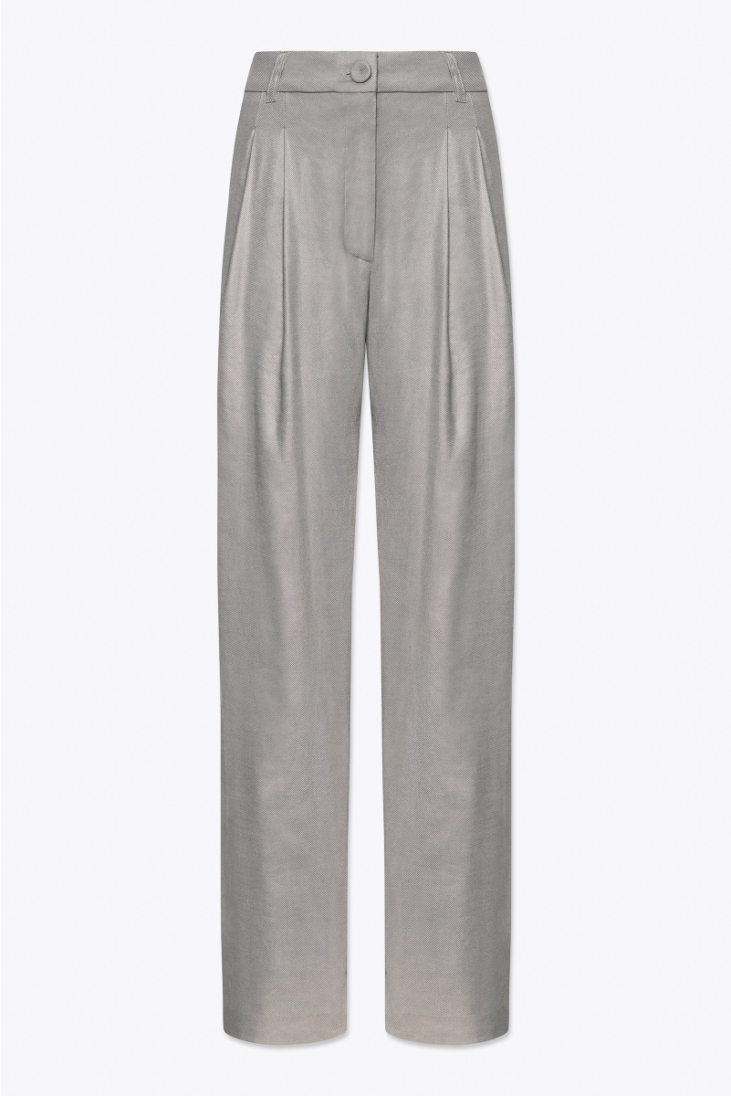 WIDE LEG PANTS IN LINEN