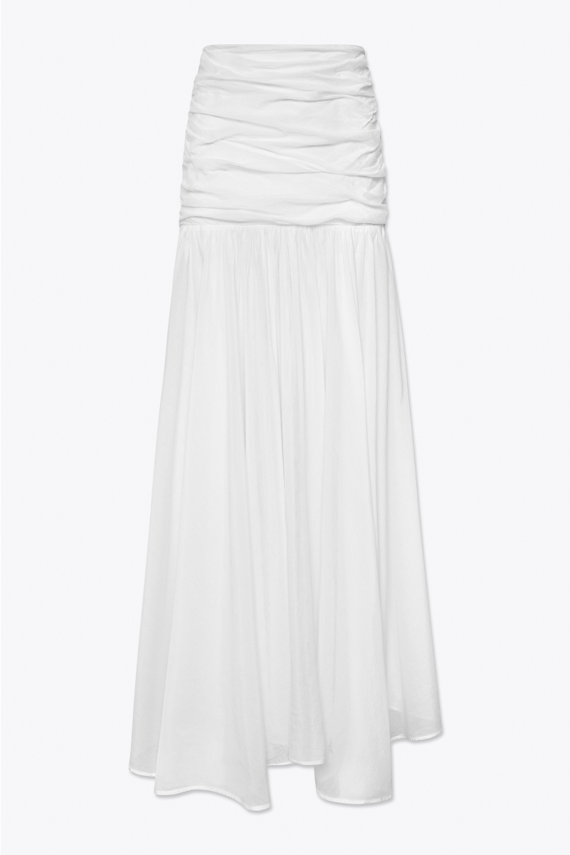 LONG SKIRT IN SILK