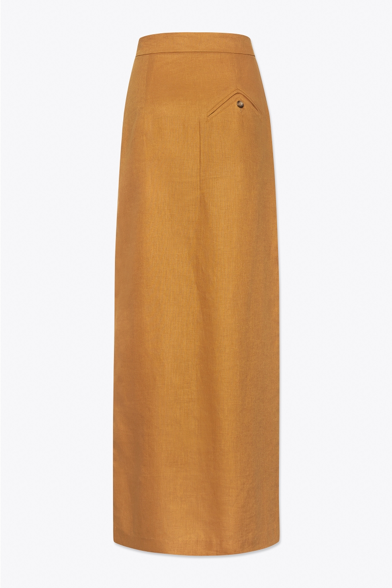 LONG SKIRT IN LINEN