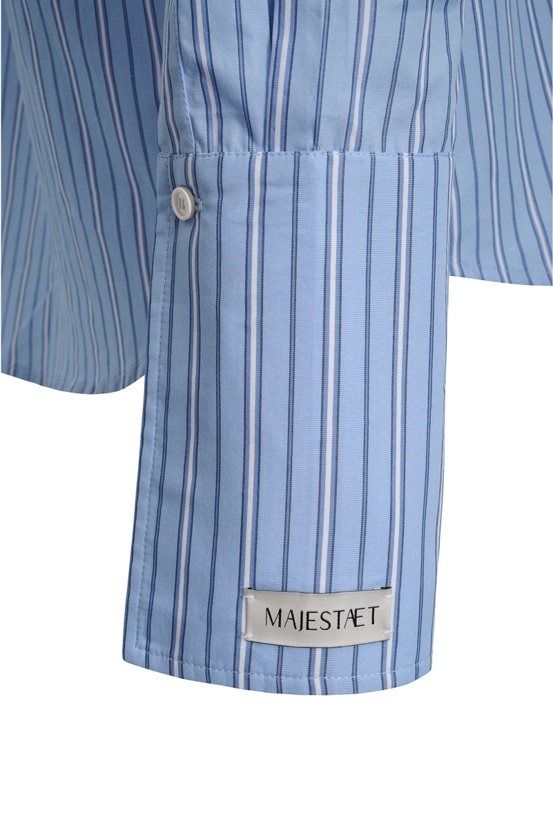 STRIPED ASYMMETRICAL SHIRT