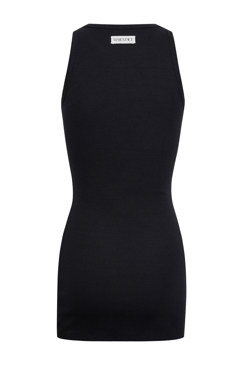 BLACK ANAGRAM TANK TOP