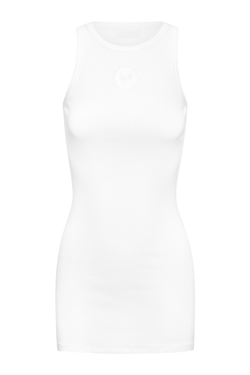 WHITE ANAGRAM TANK TOP