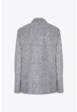 DOUBLE BREASTED JACKET IN WOOL WITH TWO MAJESTAET SIGNATURE POCKETS