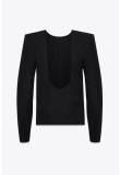 OPEN BACK TOP BLACK