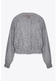 CROPPED BOMBER JACKET IN WOOL