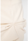 ASSYMETRICAL MINI SKIRT WITH PINTUCK FRONT DETAIL