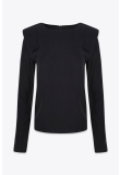 STRONG SHOULDER TOP BLACK