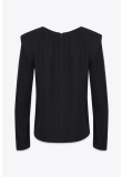 STRONG SHOULDER TOP BLACK