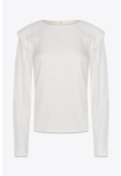 STRONG SHOULDER TOP WHITE