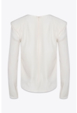 STRONG SHOULDER TOP WHITE