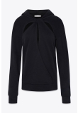 CUT-OUT HOODED SWEATER