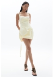 CORSET DRESS WITH PINTUCK DETAIL