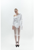 ASYMMETRICAL SHIRT WITH ZIP