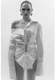 ASYMMETRICAL SHIRT WITH ZIP