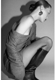 GREY ASYMMETRICAL HOURGLASS BLAZER DRESS