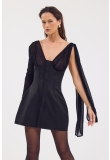 BLACK CLEPSYDRA DRESS