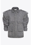 OVERSIZED BOMBER JACKET IN WOOL