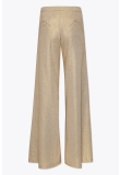 WRAP-DETAIL WIDE LEG PANTS IN LINEN