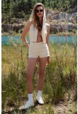 LINEN MINI SHORTS