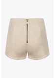 LINEN MINI SHORTS