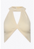 TANK TOP IN RIBBED COTTON