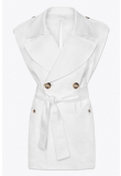 SAFARI MINI DRESS IN WHITE