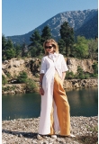 LONG DRESS IN COTTON POPPLIN
