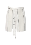 WHITE PAREO SKIRT