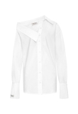 WHITE ASYMMETRICAL SHIRT