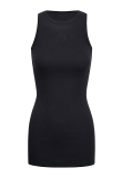 BLACK ANAGRAM TANK TOP
