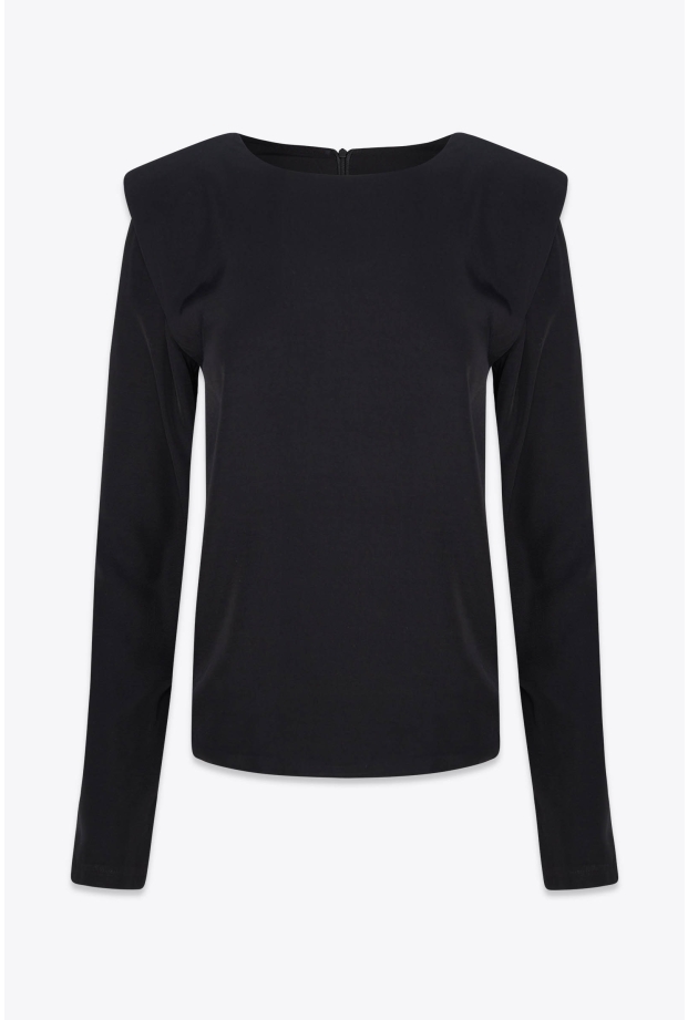 Product Image: STRONG SHOULDER TOP BLACK