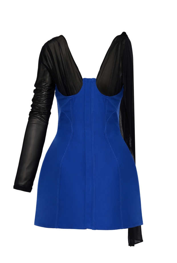 Product Image: MAGNETIC BLUE CORSET DRESS