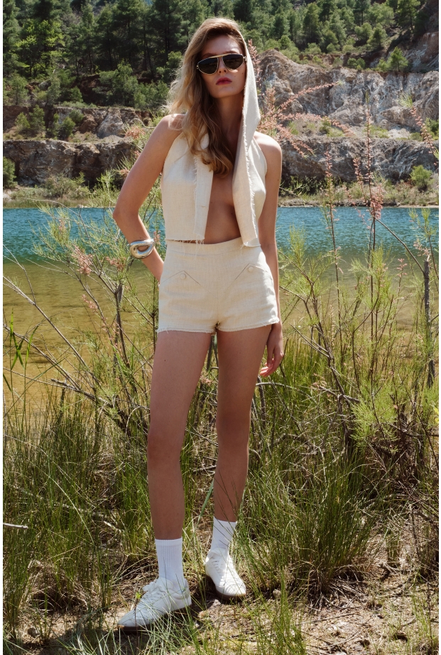 Product Image: LINEN MINI SHORTS