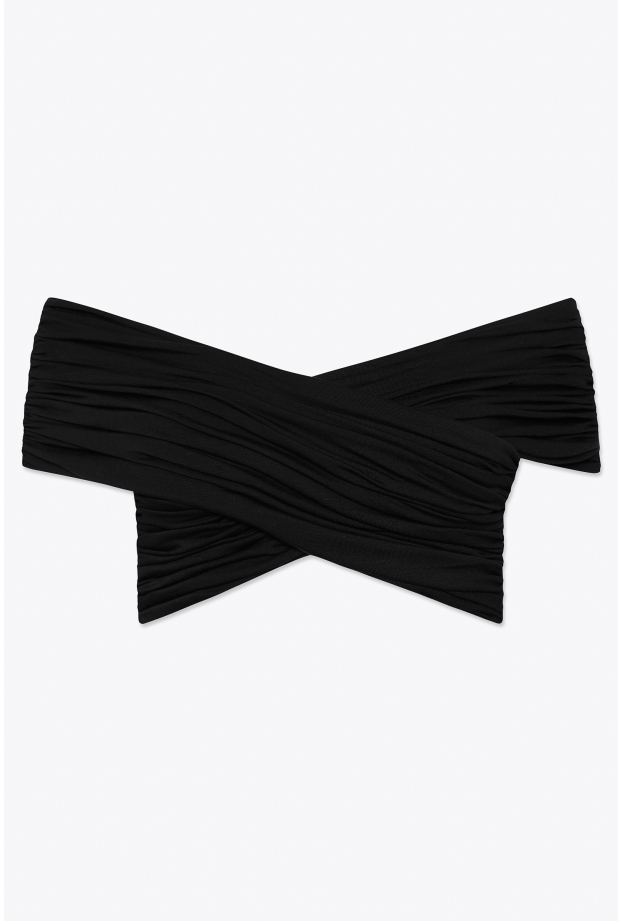 Product Image: DRAPED BODYCON TOP IN BAMBOO