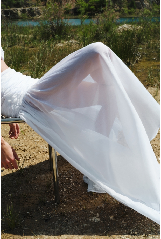 Product Image: LONG SKIRT IN SILK