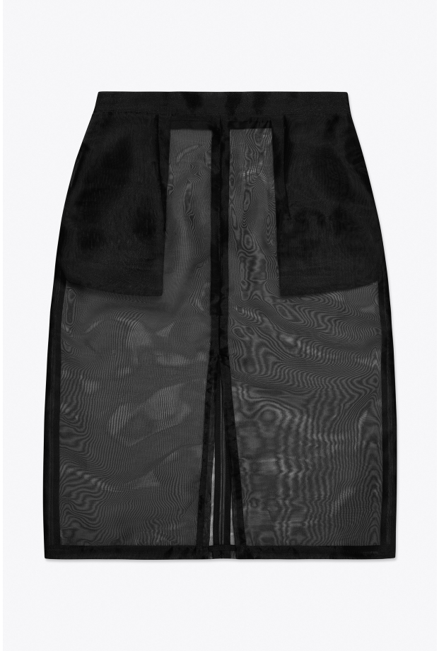 Product Image: SHEER PENCIL SKIRT IN SILK