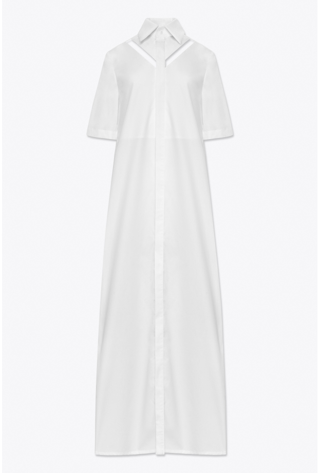 Product Image: LONG DRESS IN COTTON POPPLIN