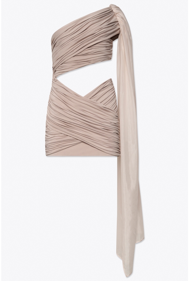 Product Image: DRAPED BODYCON MINI DRESS