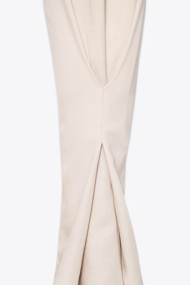 PINTUCK DETAIL FLARED PANTS