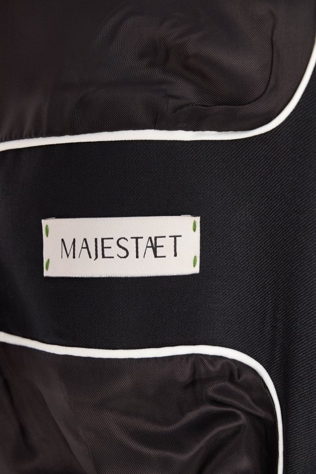 CROPPED BOMBER JACKET EXTRA FINE WOOL