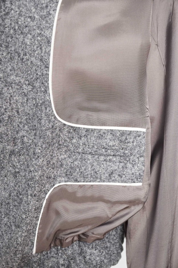 CROPPED BOMBER JACKET IN WOOL