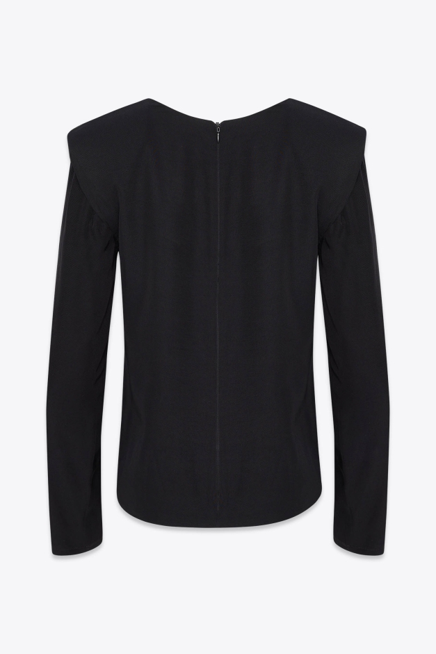 STRONG SHOULDER TOP BLACK