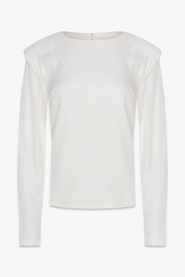 STRONG SHOULDER TOP WHITE