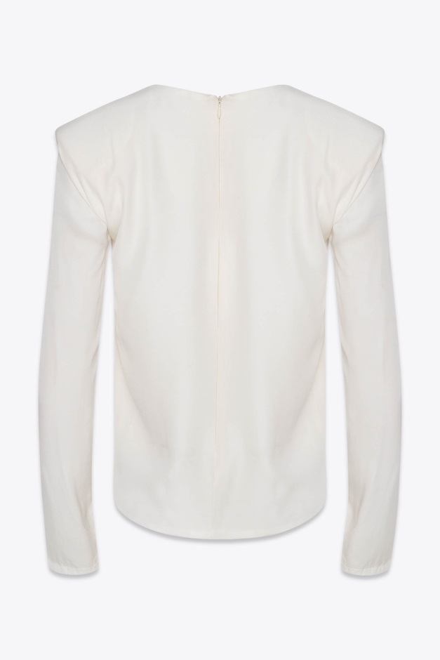 STRONG SHOULDER TOP WHITE